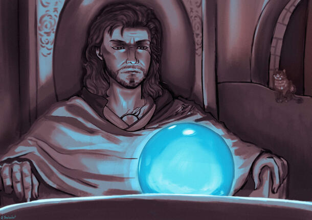 Gale Pondering the Orb