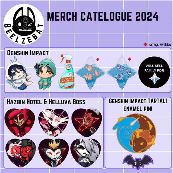 Genshin, Helluva Boss &amp; Hazbin Hotel